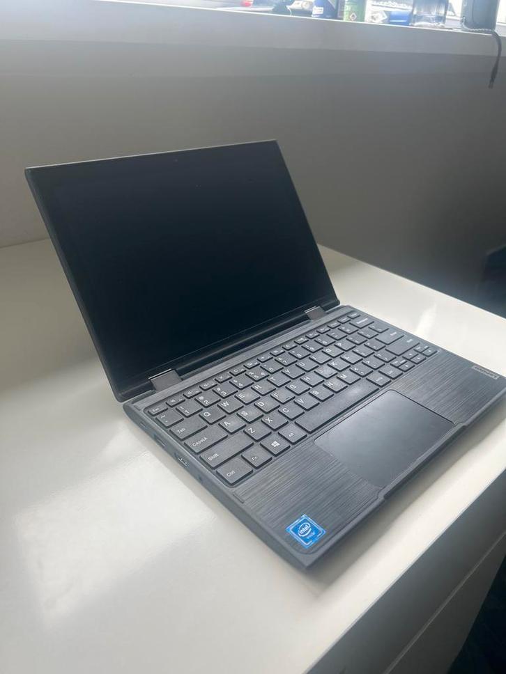 Lenovo 300e 2nd gen, Computers en Software, Windows Laptops, Gebruikt, 11 inch, SSD, Minder dan 2 Ghz, 4 GB, Qwerty, Met touchscreen