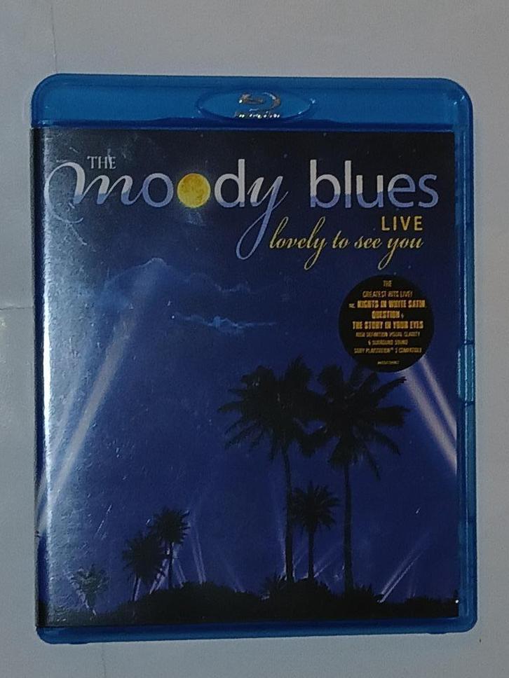 Blu-Ray  THE MOODY BLUES -  Lovely to see you LIVE, Cd's en Dvd's, Blu-ray, Zo goed als nieuw, Muziek en Concerten, Ophalen of Verzenden