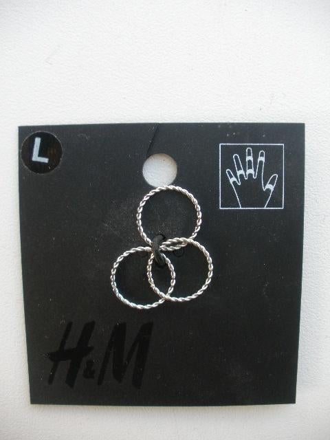 H&M pink ring maat L - nieuw -, Sieraden, Tassen en Uiterlijk, Ringen, Overige materialen, Nieuw, Ophalen of Verzenden, Kleiner dan 17
