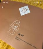 Nieuwe gele dames badjas - maat S/M - katoen, Tex, Ophalen of Verzenden, Nieuw