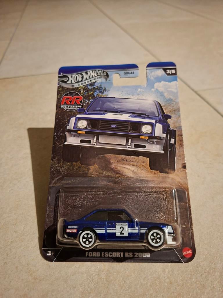 Hot Wheels Ford Escort RS 2000 Rally Racers Silver Series, Ophalen of Verzenden, Nieuw, Auto