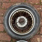 Peugeot GL10 GT10 achterwiel met band, rem en tandwiel, Fietsen en Brommers, Brommeronderdelen | Oldtimers, Ophalen of Verzenden