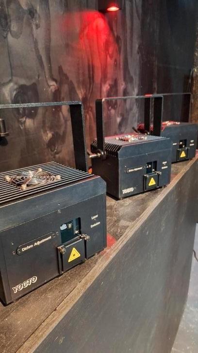 4x 3W full colour  dmx laser ls nieuw incl koffer, Muziek en Instrumenten, Licht en Laser, Nieuw, Laser, Ophalen