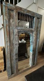 Grote Spiegel - Indian Vintage, Huis en Inrichting, Woonaccessoires | Spiegels, Ophalen, Zo goed als nieuw, 100 tot 125 cm, 150 tot 200 cm