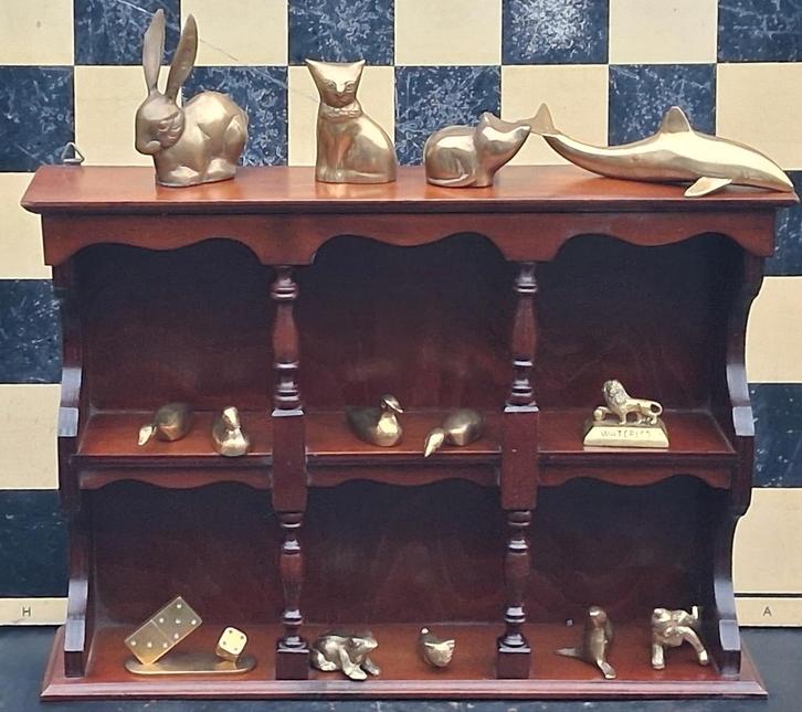 Vitrinekast. Vintage.  44/31/9.5 cm., Huis en Inrichting, Kasten | Vitrinekasten, Zo goed als nieuw, Minder dan 100 cm, Minder dan 50 cm