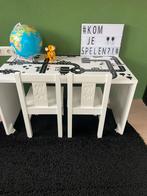 Tafel met twee stoeltjes, Kinderen en Baby's, Kinderkamer | Tafels en Stoelen, Ophalen, Zo goed als nieuw, Tafel(s) en Stoel(en)