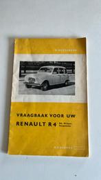 Vraagbaak olyslager renault 4, Auto diversen, Handleidingen en Instructieboekjes, Ophalen of Verzenden