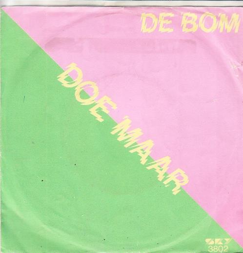 doe maar - de bom ( nlpop / 1982), Cd's en Dvd's, Vinyl Singles, Gebruikt, Single, Nederlandstalig, 7 inch, Ophalen of Verzenden