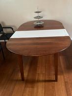 Bruine eettafel,  uitschuifbaar, Antiek en Kunst, Antiek | Meubels | Tafels, Ophalen
