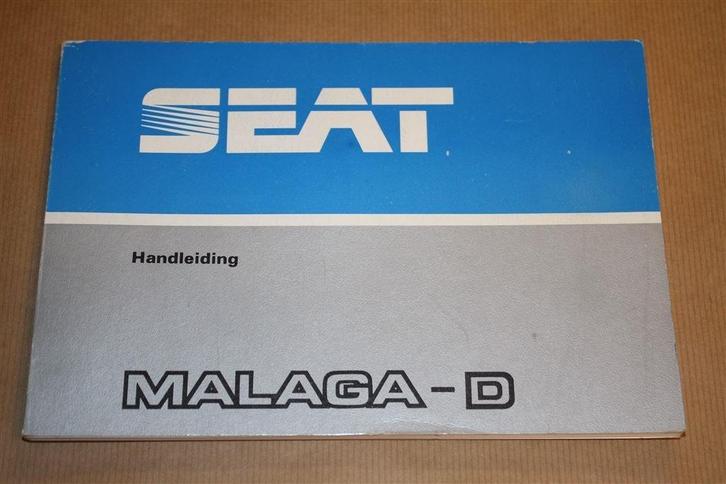 Handleiding Seat Malaga - D - 1985, Auto diversen, Handleidingen en Instructieboekjes, Ophalen of Verzenden