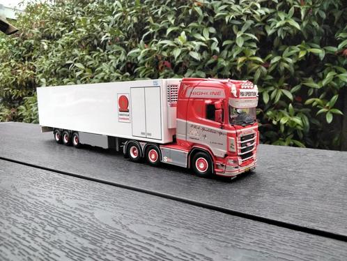 Tekno Scania PBA Spedition, Hobby en Vrije tijd, Modelauto's | 1:50, Zo goed als nieuw, Bus of Vrachtwagen, Tekno, Ophalen of Verzenden