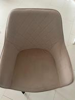 Yurgan velvet zand eetkamerstoel met armleuning, Ophalen, Bruin, Nieuw, Eén