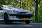 mooie net onderhouden Peugeot 206 2.0 16V CC 2002 Grijs, Auto's, 136 pk, Zwart, 4 cilinders, Cabriolet