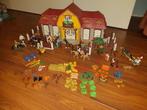 Playmobil paarden grote manege uitgebreide set, Ophalen of Verzenden, Zo goed als nieuw, Complete set