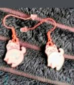 Oorbellen kat, Verzenden, Nieuw, Goud, Hangers