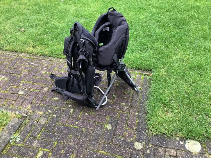 Fijne rugdrager babydrager wandeldrager - zwart izgst, Kinderen en Baby's, Babydragers en Draagdoeken, Zo goed als nieuw, Overige typen