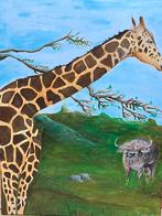 Schilderij Giraf, Ophalen