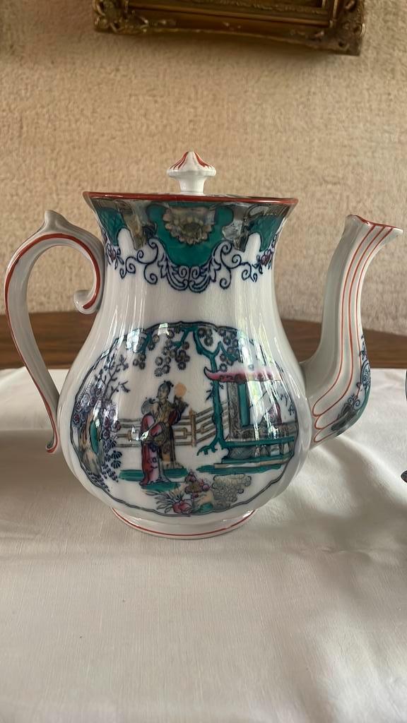 Koffie-stel van Canton porselein, Antiek en Kunst, Antiek | Servies los, Ophalen of Verzenden