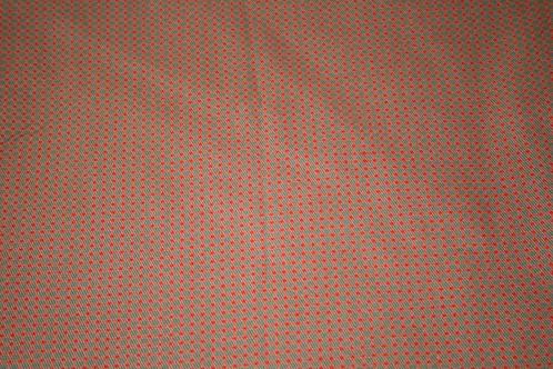 Mooie rood met groen/grijze stof., Hobby en Vrije tijd, Stoffen en Lappen, Nieuw, Katoen, 120 cm of meer, 30 tot 200 cm, Overige kleuren