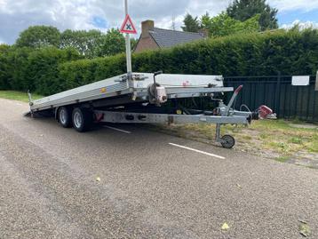 humbaur kanteltrailer 4,30 x2.12 3 ton Alu vloer Mach transp beschikbaar voor biedingen