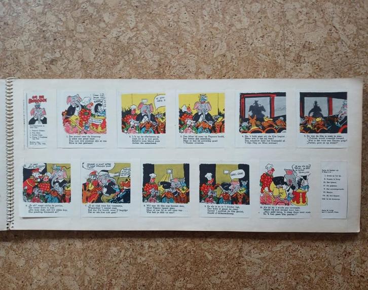 Flipje Betuwe Tiel "films" stroken verzamelalbum 50 cm lang, Verzamelen, Merken en Reclamevoorwerpen, Gebruikt, Overige typen