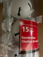 15  Kerstbellen  Wit  Nieuw in de Verpakking, Ophalen of Verzenden, Nieuw