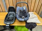 Maxi Cosi Pebble Pro i-Size + 2wayfix + voetenzak, Ophalen, Zijbescherming, Zo goed als nieuw, Isofix