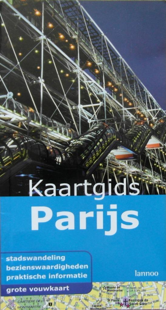 Kaartgids Parijs. Stadswandeling, bezienswaardigheden, Boeken, Reisgidsen, Zo goed als nieuw, Fiets- of Wandelgids, Europa, Overige merken