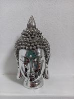 Leuk zilverkleurig boeddha hoofd, Gebruikt, Ophalen of Verzenden