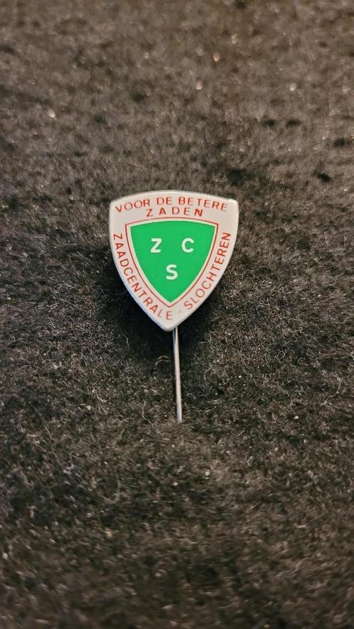 Zaadcentrale Slochteren speldje, Verzamelen, Speldjes, Pins en Buttons, Zo goed als nieuw, Speldje of Pin, Merk, Verzenden
