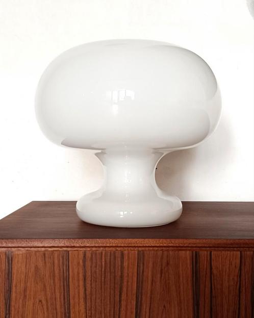 Vintage Cosack Leuchten Mushroom Tafellamp, Huis en Inrichting, Lampen | Tafellampen, Gebruikt, Minder dan 50 cm, Glas, Ophalen of Verzenden