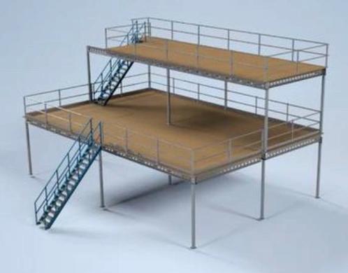 Bordesvloer Entresol Entresolvloeren Etagebouw Tussenvloer, Doe-het-zelf en Verbouw, Hout en Planken, Nieuw, Overige houtsoorten