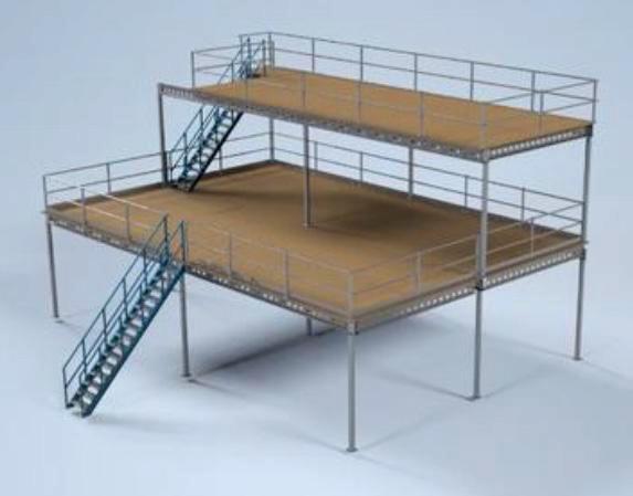 Bordesvloer Entresol Entresolvloeren Etagebouw Tussenvloer, Doe-het-zelf en Verbouw, Hout en Planken, Nieuw, Overige houtsoorten