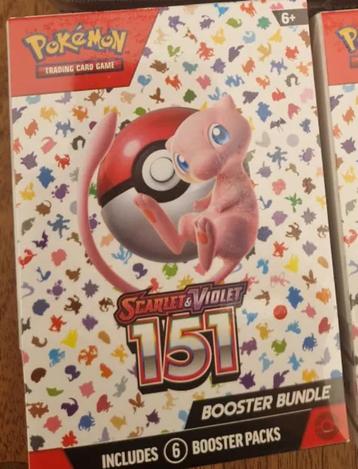 Pokémon Scarlet & Violet 151 Booster Bundle beschikbaar voor biedingen