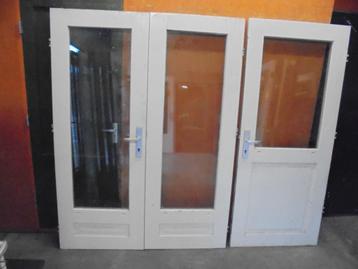 Tuindeuren + bijpassende enkele deur (nr. AL1125A) beschikbaar voor biedingen