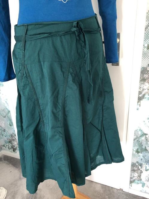 Mooie Nieuwe petrolkl. rok v. Mexx mt L 40, Kleding | Dames, Rokken, Nieuw, Maat 38/40 (M), Groen, Onder de knie, Ophalen of Verzenden
