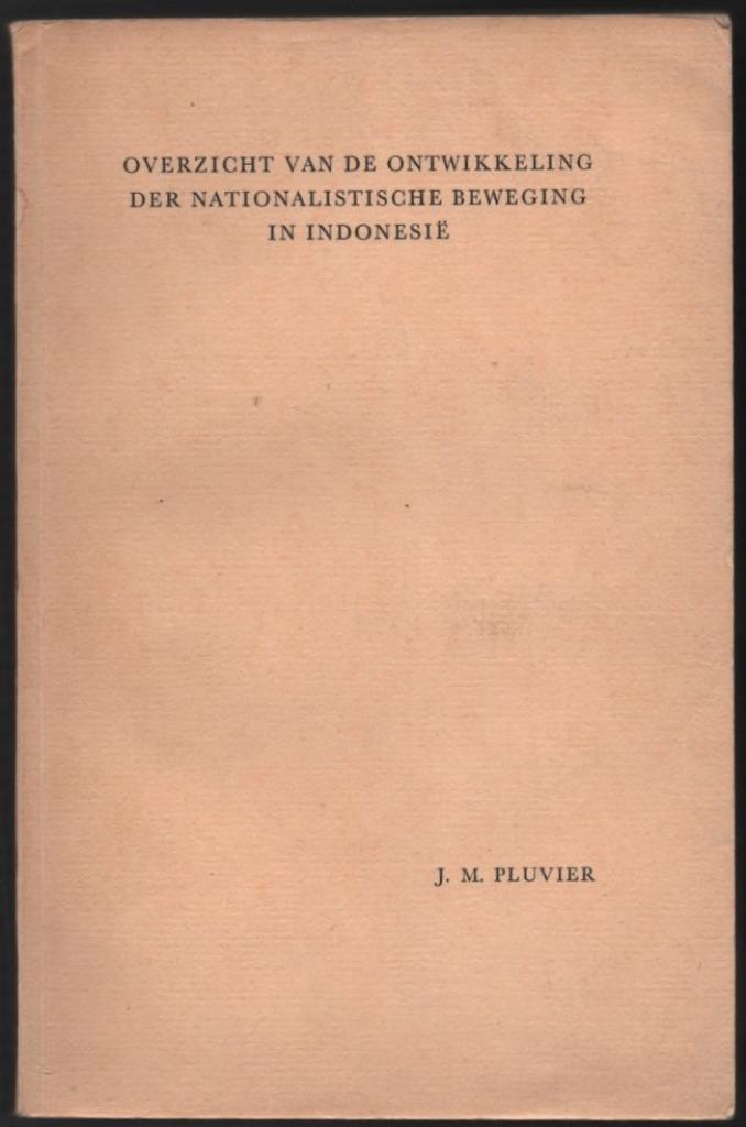 Nationalistische Beweging in Indonesie ~ Diss. + stell.~1953, Boeken, Geschiedenis | Wereld, Gelezen, Azië, 20e eeuw of later