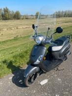 Sym fiddle 2, Porsche grey., Fietsen en Brommers, Scooters | SYM, Ophalen, Gebruikt, Maximaal 45 km/u, Benzine