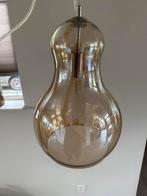Twee lampen, Huis en Inrichting, Lampen | Hanglampen, Ophalen, Zo goed als nieuw, Glas, Minder dan 50 cm