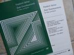 bladmuziek dwarsfluit/viool en harp/piano 2 x, Muziek en Instrumenten, Bladmuziek, Ophalen of Verzenden, Artiest of Componist