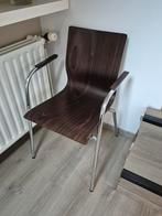 2 Design Stoeltjes kleur Wengé, Ophalen, Gebruikt, Twee, Bruin