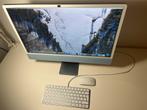 Imac blauw 24 inch (m1-chip), Computers en Software, Apple Desktops, Ophalen, IMac, Zo goed als nieuw, 8 GB
