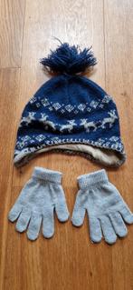Muts en wanten maat 80-86, Kinderen en Baby's, Babykleding | Mutsen, Sjaals en Wanten, Ophalen of Verzenden, Gebruikt, Maat 80