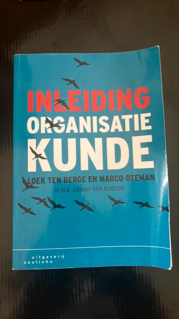Loek ten Berge - Inleiding organisatiekunde, Boeken, Wetenschap, Zo goed als nieuw, Ophalen of Verzenden