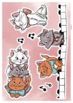 Aristocats Muursticker - 50x70 cm - Disney - Marie Cat, Ophalen of Verzenden, Nieuw, Film, Tv of Omroep