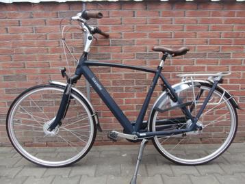 ALS NIEUWE Gazelle Orange C7+ heren 57 cm. Donkerblauw mat beschikbaar voor biedingen