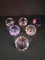 Grote kunst diamant roze of paars 5 cm, Sieraden, Tassen en Uiterlijk, Edelstenen, Ophalen of Verzenden, Zo goed als nieuw