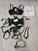 Lingerie harnas setje, Maat S, Nieuw, Miss Exotic, Ophalen of Verzenden, Zwart