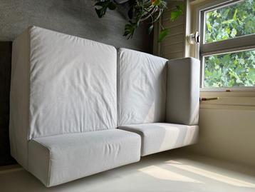 Ikea bank grijs twee delig beschikbaar voor biedingen