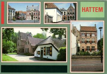 Hattem - 4 stadsgezichten - 1997 gelopen beschikbaar voor biedingen